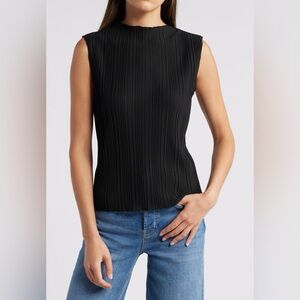 Rails Elegant Black Sleeveless Top